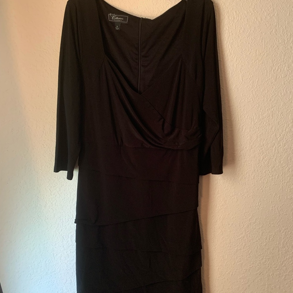 Dress Barn size 12 black dress
